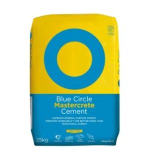 25kg Blue Circle Mastercrete Cement Plastic Bag (60/Pallet)