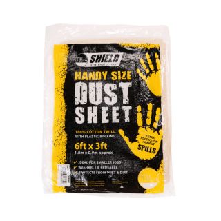 Shield Handy Size Laminated Dust Sheet 6ft X 3ft  CDSL63