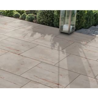 Bradstone Metallics Porcelain Paving 900x600x20mm Silver (1) 23938 OC