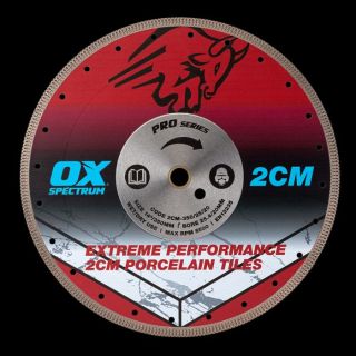 Ox Spectrum 2Cm Pro Series Porcelain Diamond Blade 300/20MM 2Cm-300/20
