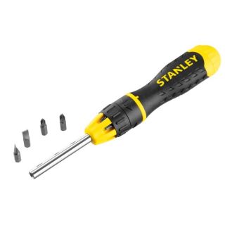 Stanley Dynagrip Multibit Ratchet Screwdriver & Bits STA068010