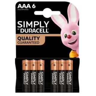 Duracell  AAA Batteries - Card of 6