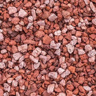 14mm Red Cloburn Chippings In  Non Returnable Jumbo Bag