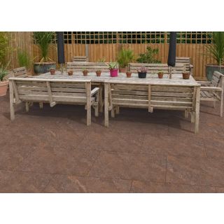 Bradstone Upland Porcelain Paving 900x600x20mm Bronze (1/Pk) 23920 OC