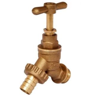 3/4 Plasson Bib Tap Hose      Union DZR c/w DCV 9056D00