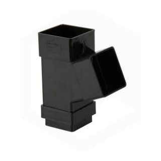 Brett BR518B 65mm Square 112.5 Deg Branch Black