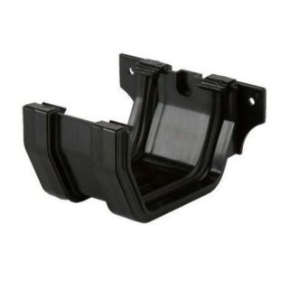 Brett BR054B 114mm Squarestyle Gutter Joint Bracket Black