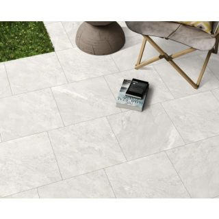 Bradstone Upland Porcelain Paving 900x600x20mm Ash (1/Pk) 23921 OC