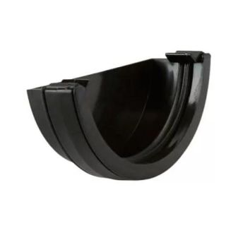 Brett BR047B 112mm Roundstyle External Stopend Black