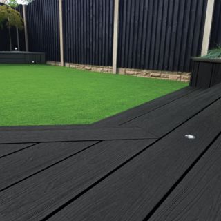 Piranha Hunter Composite Decking 136x3600x25mm Anthracite PIRHUDBL