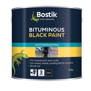 Cementone Protective Black Bitumen Paint 2.5L 4 30812218