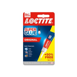 Loctitie Super Glue Original Tube 3g + 50% Free LOCSGL3GAVNR