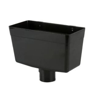 Brett BR311B 68mm Round / 65mm Square Downpipe Head Black