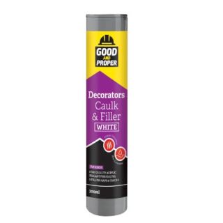 Good & Proper Decorators Caulk & Filler 300ml White (12/Box) 31050756