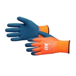 Ox Waterproof Thermal Latex    Glove Size 9 L      OX-S483909