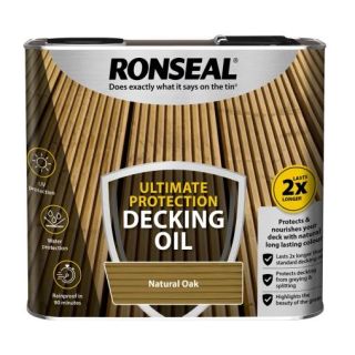 Ronseal Ultimate Proctection Decking Oil Natural Oak 2.5 L RSLUDONO25L