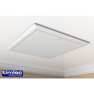 Timloc Plastic Insulated Hinged Loft Hatch Door with 0.35 UV Insulation 562x665mm (1169/35)