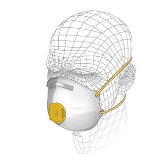 Vitrex P2 Power Tool And MDF Respirator With Filter (Per Ea) VITS40710