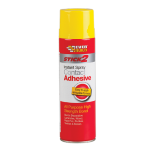 Everbuild Stick2 Instant Spray Contact Adhesive 500ml