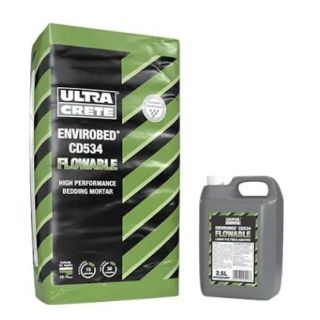 Ultracrete Envirobed CD534 Flowable 18kg Bag+2.5Ltr Bottle HA104 HAPAS