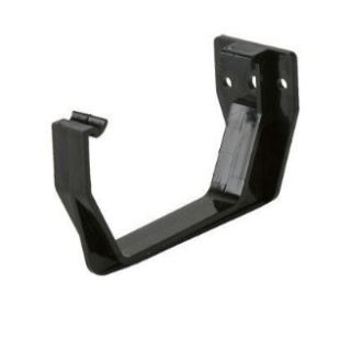 Brett BR053B 114mm Squarestyle Gutter Fascia Bracket Black