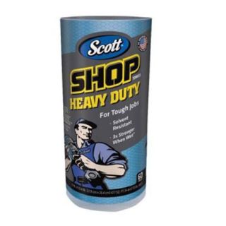 Scott Shop Towels Heavy Duty Blue Cloth Roll  KCL32992B