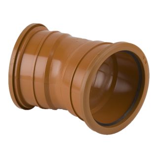 Brett B6051 160mm x 22.5 deg Double Socket Bend (5/Pack)