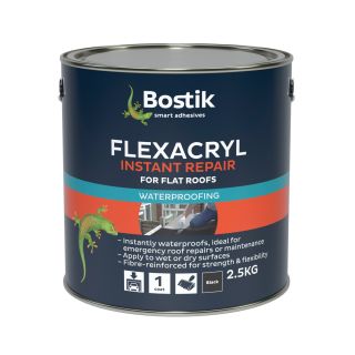 Bostik Flexacryl Instant Repair For Flat Roofs