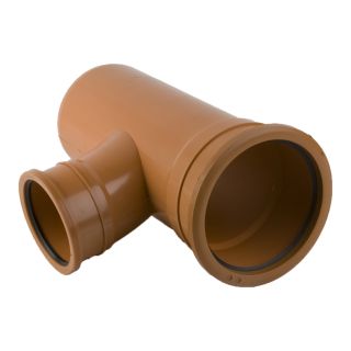 Brett B7091 160mm x 110mm x 87.5 deg Double Socket Branch (5/Pack)