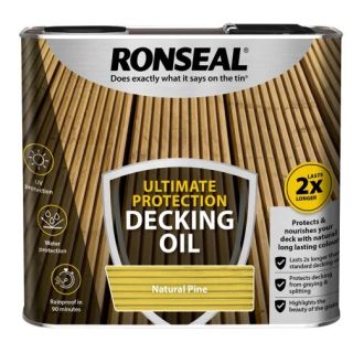 Ronseal Ultimate Proctection Decking Oil Naturl Pine 2.5 L RSLUDONP25L