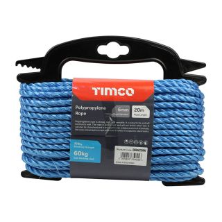 Veto Polypropylene Rope Blue Winder 6mm x 20mtr BR620W