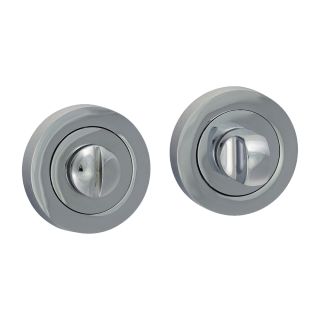 Timco Bathroom Thumb Turn & Release 51mm - Polished Chrome 200117