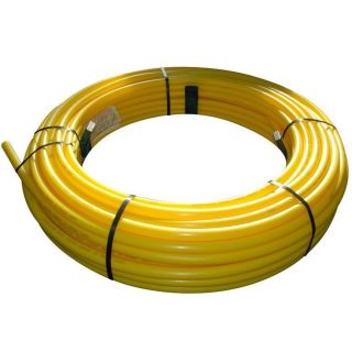 25mm Yellow Gas Pipe PE80 SDR11 X 50 Mtr Coil PIPEYEL251150
