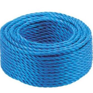 6MM BLUE POLY ROPE 220MTR ROLL DRAW CORD