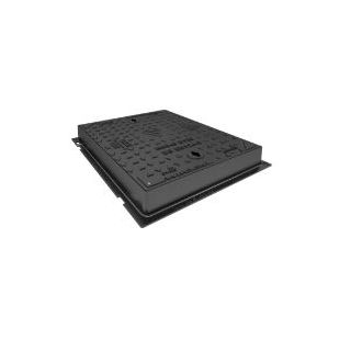 Wrekin Safeseal B125 450mm Dia Manhole Cover BS EN 124 Ductile 15kg