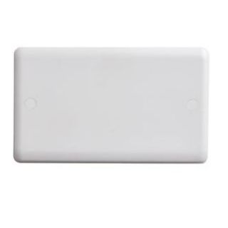 Deta White Blanking Plate 2 Gang VC1201