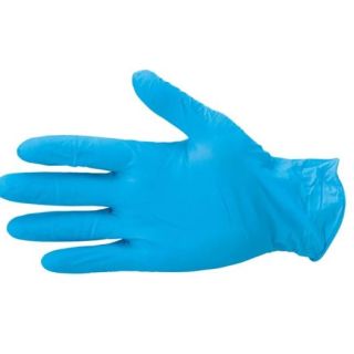 Ox Pro Nitrile Disposable Gloves Blue Box 100  L  OX-S488509