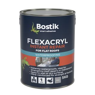 Bostik Flexacryl Instant Repair For Flat Roofs