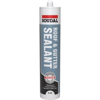 Soudal Roof & Gutter Sealant (Black) 290ml