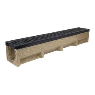 Polycon Channel SF100.0 Ductile Iron Edge 1mx164x165mm Complete With F900 Ductile Grate
