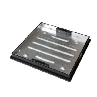 Recessed Block Paver Tray Square-Round 450x450mm + Integral Keys CD450SR