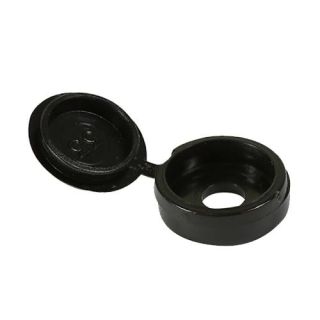 Large Hinged Screw Cap - Black To fit 5G-6G Pk/50  LHCCBLACKP