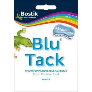 Bostik Blu Tack White    Handy Pack (Carton/12)      30803836