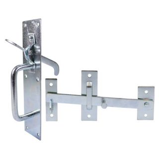 Taurus Medium Suffolk Latch    Zinc 205x45mm            SLMZP