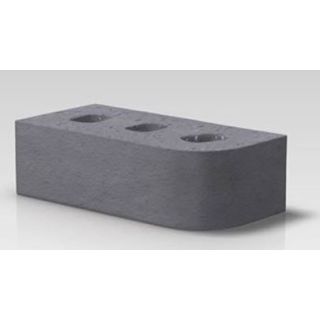 65MM BN1.2 Blue Smooth Single  Bullnose Brick