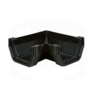 Brett BR059B 114mm Squarestyle Gutter Angle 135 Deg Black
