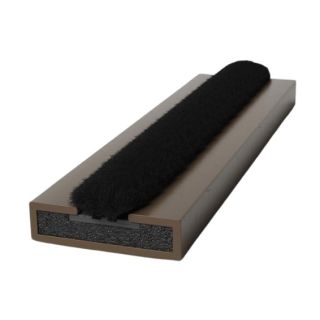 Intumescent Door Strip 10x4mm 2.1m Brown (BRUSHED)