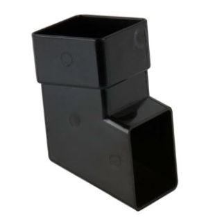 Brett BR516B 65mm Square Downpipe Shoe Black