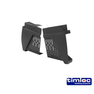 Timloc Grey Dry Fix Verge Eave Closer Pk (LH+RH Units)  99126