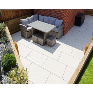 Bradstone Falona Porcelain Paving 900x600x20mm Mist (40/Pack) 23839